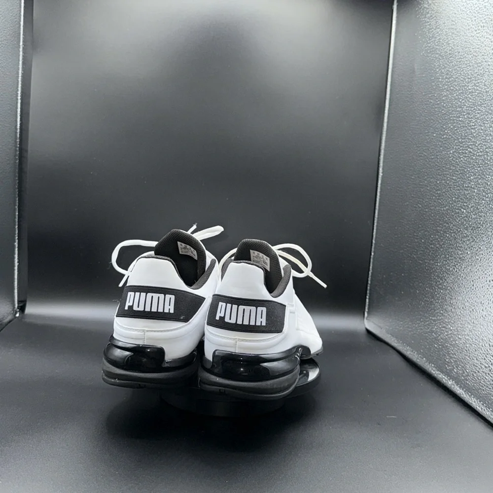 Puma Men's Viz Runner Sneaker 191037-01 White/Black